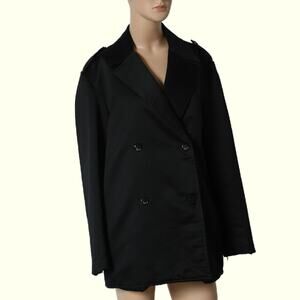 MARK EISEN Vintage Y2K Black Double Breasted Tuxedo Blazer